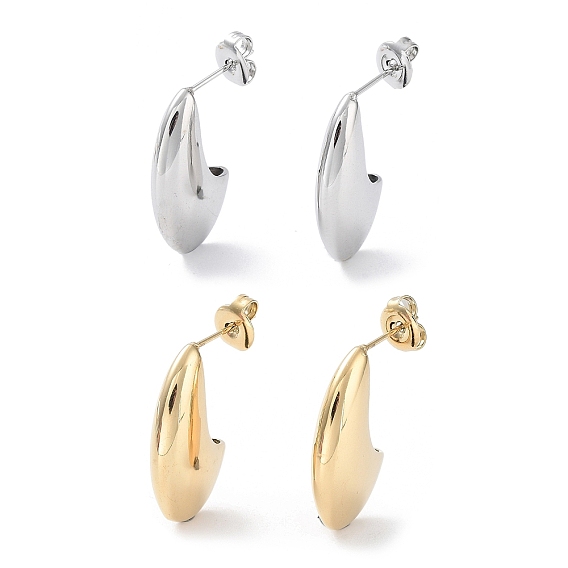 304 из нержавеющей стали серьги, серп