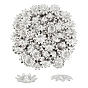 304 caps d'acier inoxydable, multi-pétale, fleur