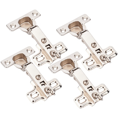 4Pcs Iron Hinge, Wardrobe Door Accessories