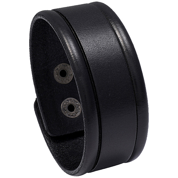 Bracelets vachette de cordon, bracelets à pression pour femmes et hommes