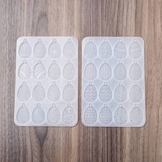 DIY силиконовые формы кулон, формы для литья смолы, для уф-смолы, изготовление ювелирных изделий из эпоксидной смолы, подвески пасхальные яйца