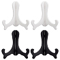 8Pcs 2 Colors Plastic Display Stand, Easel Plate Display Photo Holder Stand, for Picture Frames, Decorative Plates Display