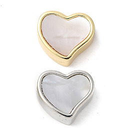 Стойки обшивки латунные бусины, с оболочкой, долговечный, без свинца и без кадмия, сердце
