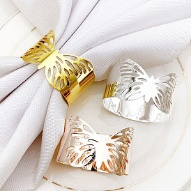 Hotel cutlery hollow butterfly napkin buckle metal napkin ring napkin ring mouth cloth ring