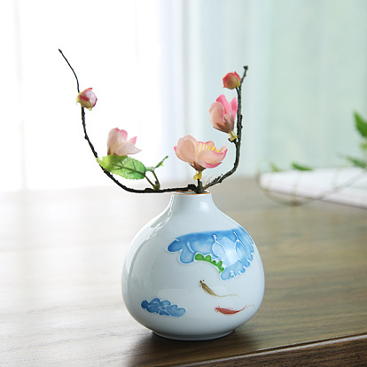  Dry Flower Vases, Ceramic Vase, Living Room Decoration