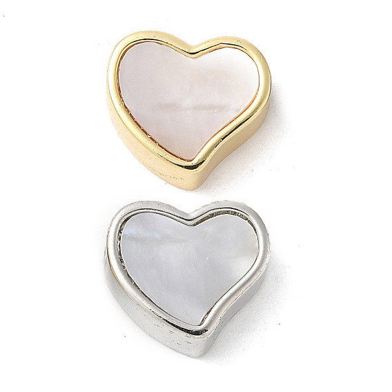 Стойки обшивки латунные бусины, с оболочкой, долговечный, без свинца и без кадмия, сердце