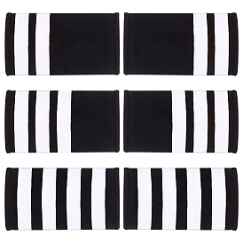 3 пары 3 стили прямоугольные полиэстеровые пилотские погоны, пришиваем значки на плечи из фетровой ткани