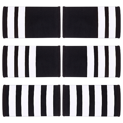 3 пары 3 стили прямоугольные полиэстеровые пилотские погоны, пришиваем значки на плечи из фетровой ткани