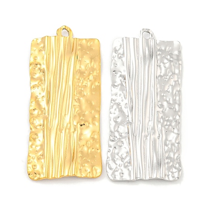 Ионное покрытие (ip) 304 подвески из нержавеющей стали, прямоугольный шарм, 