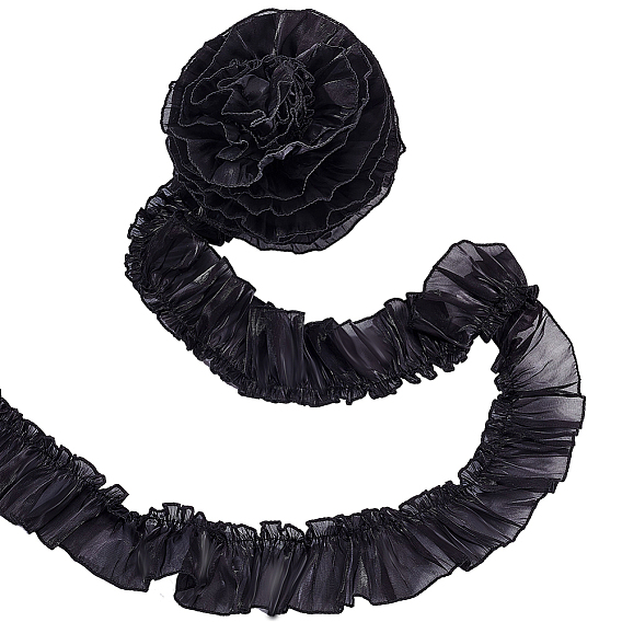 Полиэфирная лента, для аксессуара одежды, перламутровый атлас