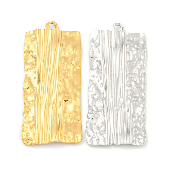 Ионное покрытие (ip) 304 подвески из нержавеющей стали, прямоугольный шарм, 