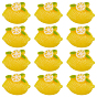 80Pcs Opaque Resin Cabochons, Imitation Food, Lemon