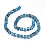 Natural Apatite Beads Strands, Faceted, Column