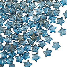 120 бусины лэмпворк ручной работы, звезда