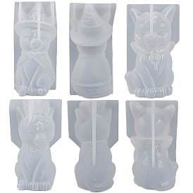 Cat Display Decoration Silicone Mold, Resin Casting Molds, for UV Resin, Epoxy Resin Craft Making