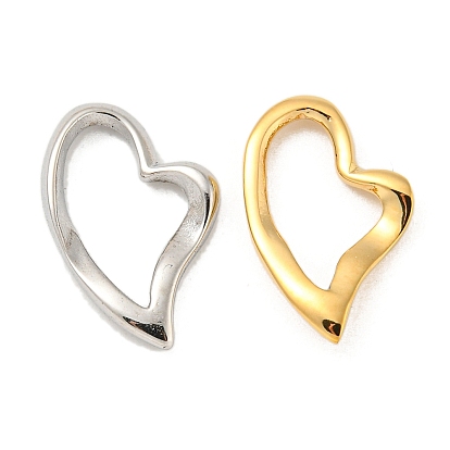 304 Stainless Steel Heart Linking Rings