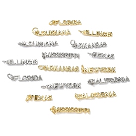 Латунные подвески, словесные чары, долговечный, стойки покрытие, без свинца и без кадмия, с целью перехода в кольце