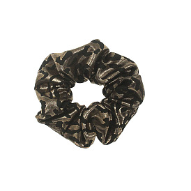 300Pcs Leopard Print Pattern Polyester Elastic Hair Ties, Scrunchie/Scrunchy, Ponytail Holder for Women Girls