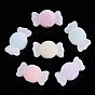 Flocky Acrylic Beads, Bead in Bead, Candy