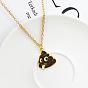 Smiling Poop Pendant Necklace - Funny Fashion Accessory Gift for Friends