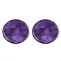 Natural & Synthetic Mixed Gemstone Cabochons, Flat Round