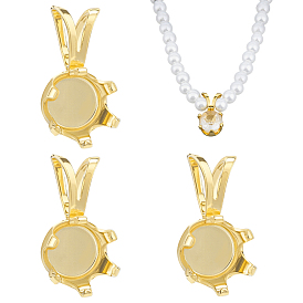 3 шт. 925 подвеска из стерлингового серебра с кабошоном, плоско-круглые, 1 с тканью для полировки ПК