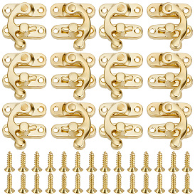 20шт. 2 варианты замков для деревянных коробок из цинкового сплава, шкатулка застежка