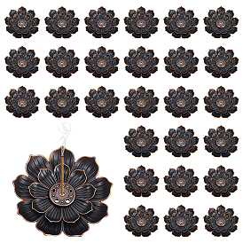 60шт. подставка для благовоний из сплава, домашний офис чайхана дзен буддийские принадлежности, лотос