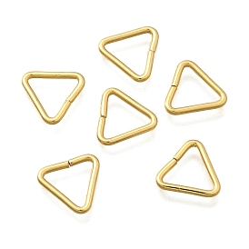 304 пряжки-треугольники из нержавеющей стали, соединитель быстрой ссылки, подходит для просверленных бусин, тесьма, обвязочные мешки