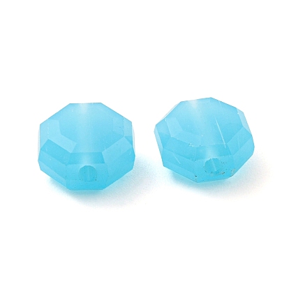 Acrylic Beads, Faceted, Polygon