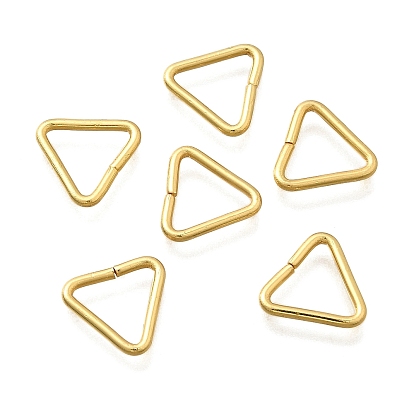 304 пряжки-треугольники из нержавеющей стали, соединитель быстрой ссылки, подходит для просверленных бусин, тесьма, обвязочные мешки