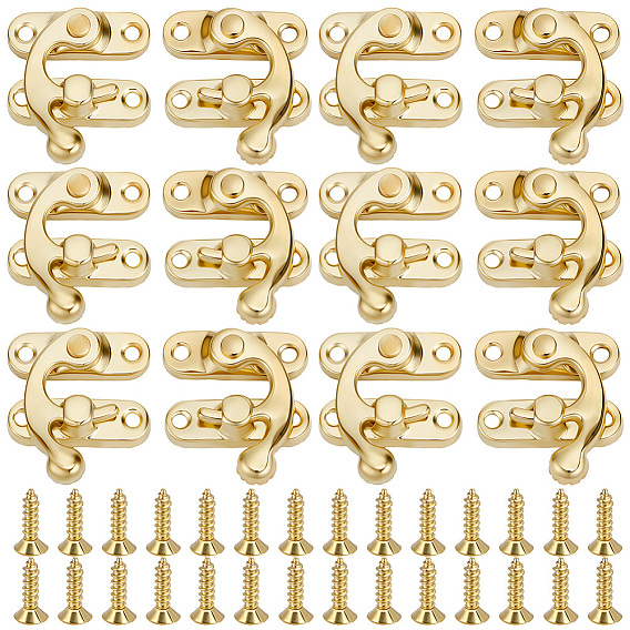 20шт. 2 варианты замков для деревянных коробок из цинкового сплава, шкатулка застежка