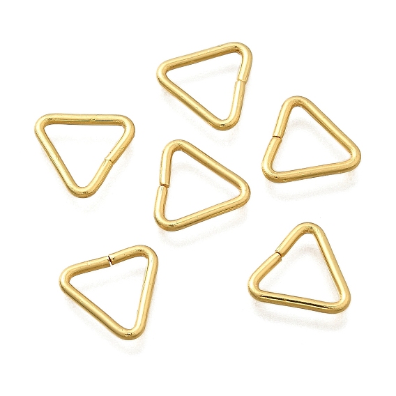 304 пряжки-треугольники из нержавеющей стали, соединитель быстрой ссылки, подходит для просверленных бусин, тесьма, обвязочные мешки