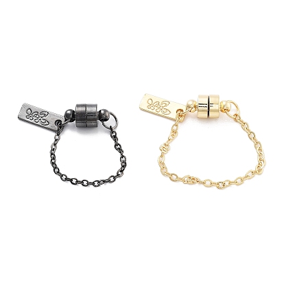 Латунный конец с цепями, без кадмия, без никеля и без свинца, с магнитным