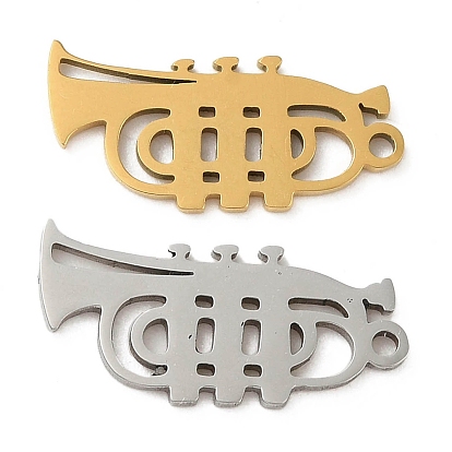 5 шт. 201 подвески из нержавеющей стали, лазерная резка, саксофон очарование