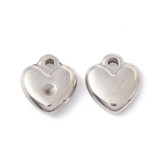 201 Stainless Steel Pendant Rhinestone Settings, Heart