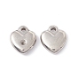 201 Stainless Steel Pendant Rhinestone Settings, Heart