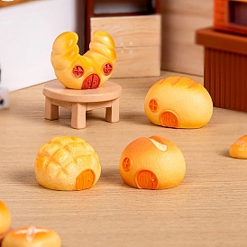 Миниатюрные украшения из смоляного хлеба, для садовых кукольных домиков