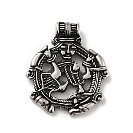304 Stainless Steel Pendants, Viking Pagan Pewter Freya Goddess of Love Charms