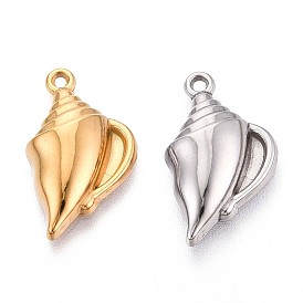 304 подвески из нержавеющей стали, очарование раковины, ионное покрытие (ip)