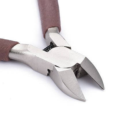 50# Carbon Steel Jewelry Pliers, Side Cutting Pliers, Side Cutter, Ferronickel, with Plastic Handle