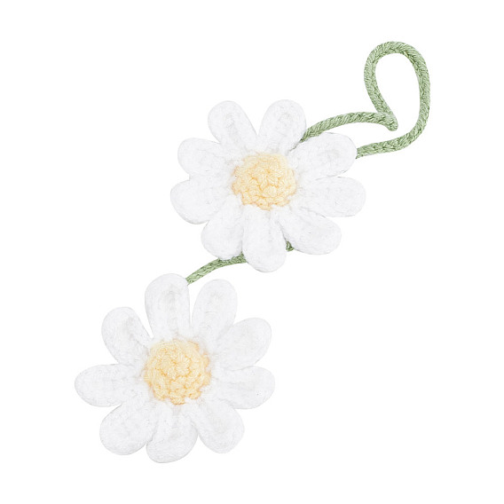 2шт. ручная работа крючком шерстяная пряжа ландыш подвесное украшение для автомобиля