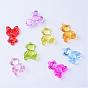 Transparent Acrylic Pendants, Bear