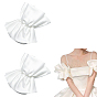 Polyester Detachable Puff Sleeves, for Wedding Bridal Dress Tulle Accessories
