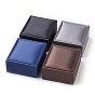 Imitation PU Leather Covered Wooden Jewelry Pendant Boxes, Rectangle