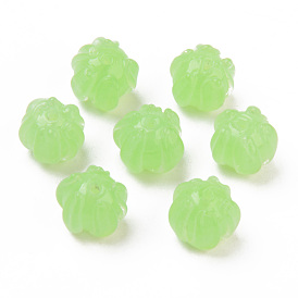 Fait main perles au chalumeau cahoteuses, fleur