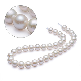 Natural Cultured Freshwater PearlBeads Strands, Round