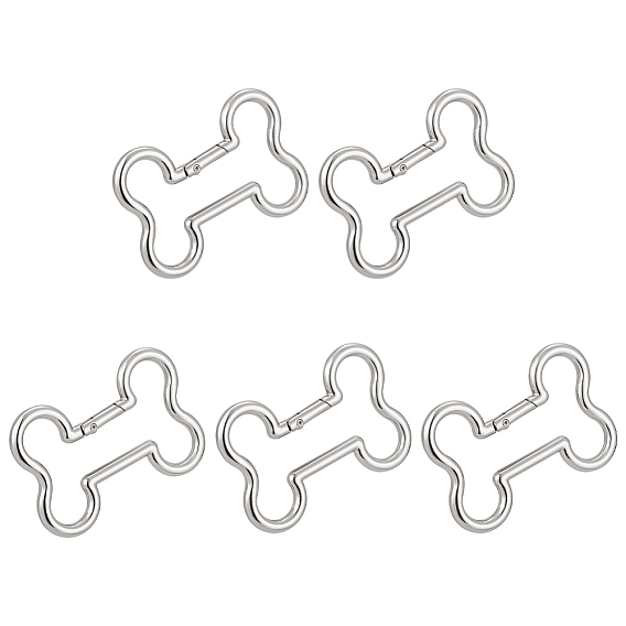 5шт. карабины для скалолазания из сплава, кость