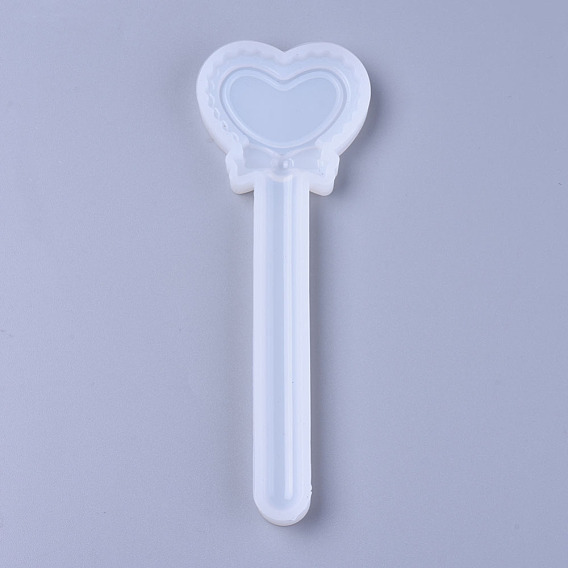 Ruler with Scale Silicone Molds, Resin Casting Molds, For UV Resin, Epoxy Resin Jewelry Making, Heart