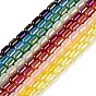 Electroplate Transparent Glass Beads Strands, Jujube, AB Color Plated